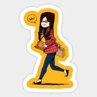 bimbo shopping Sticker